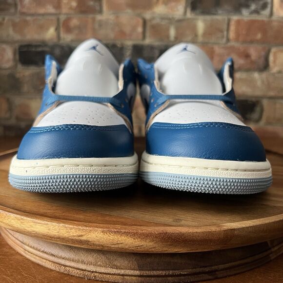 New Nike Air Jordan 1 SE Low Industrial Blue White Shoes Sneakers Size 11.5 - Picture 6 of 16